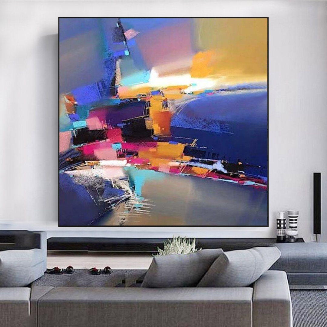Square Canvas Paintings | Modern Wall Art | The Urban Narrative