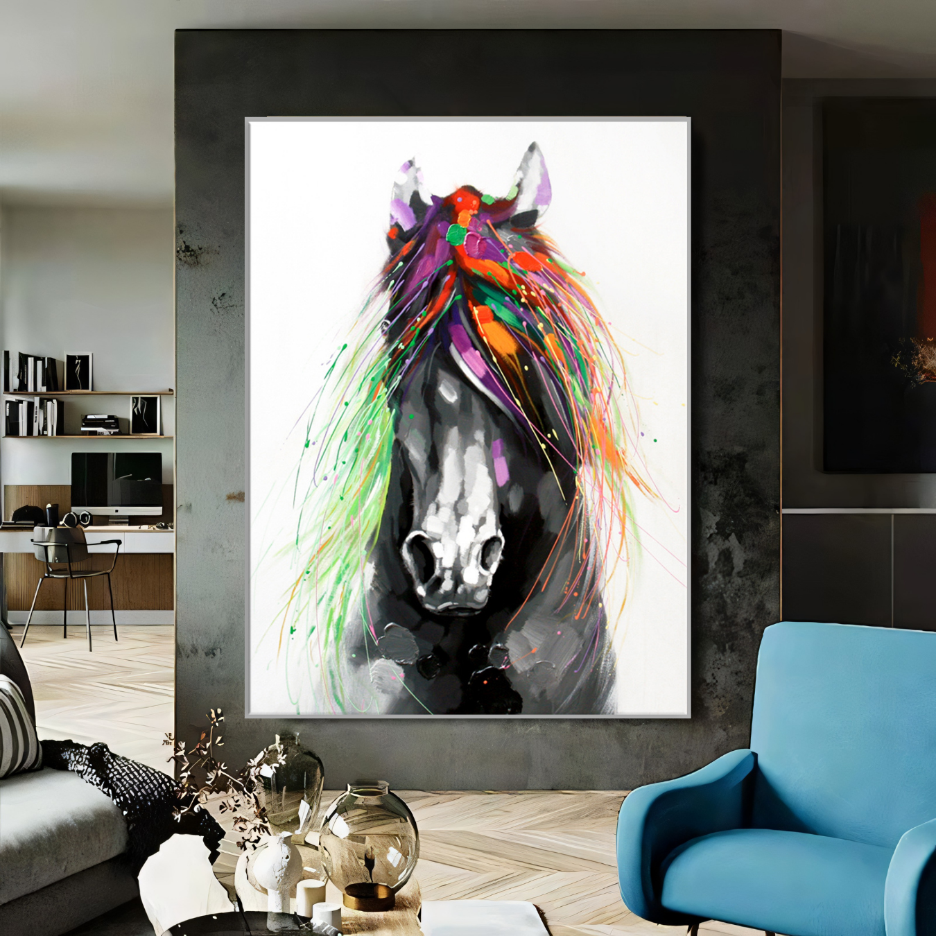 Valse moléculaire : chorégraphie colorée à l'huile