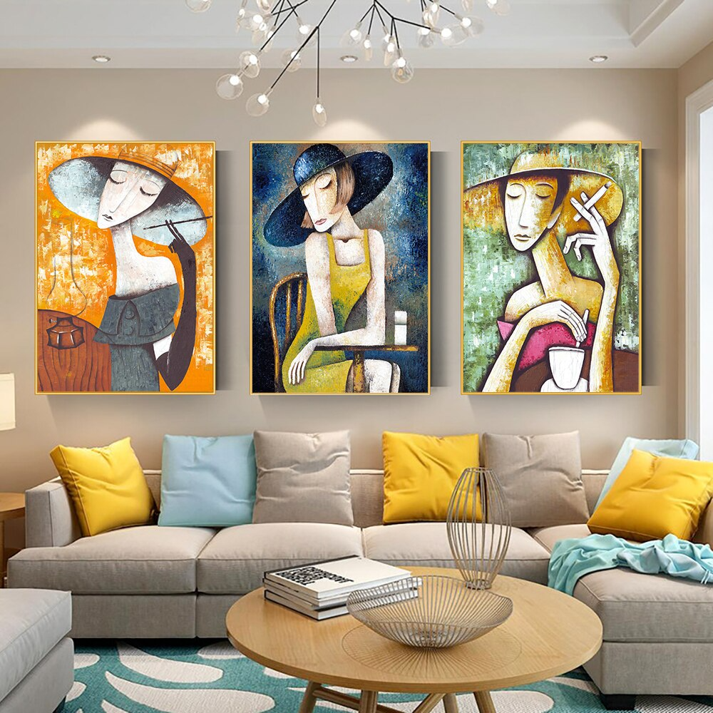 modern-vintage-woman-painting