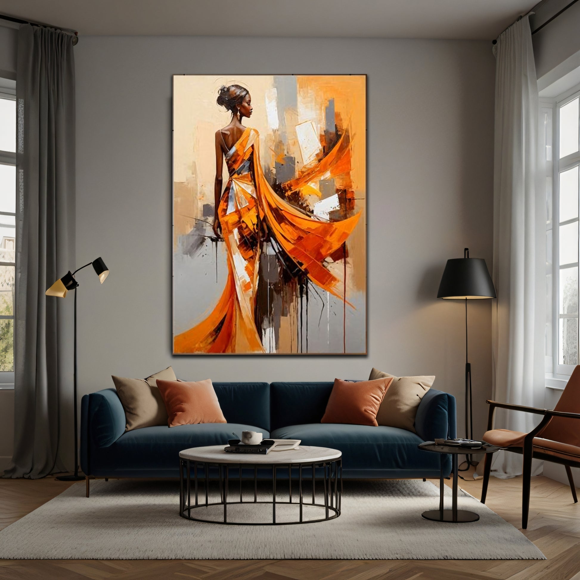 African culture Painting The Urban Narrative