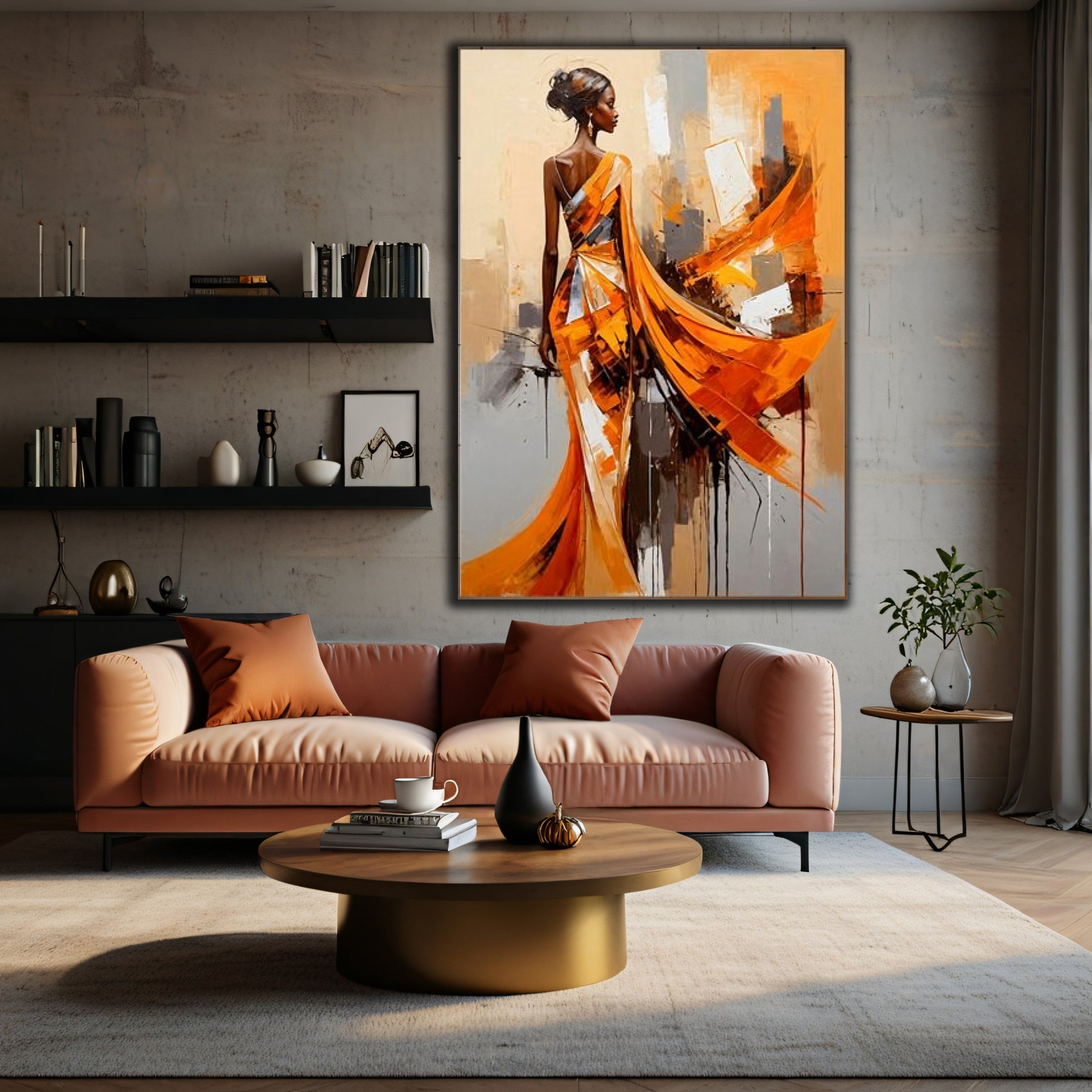 Amara African culture Painting  the Urban Narrative