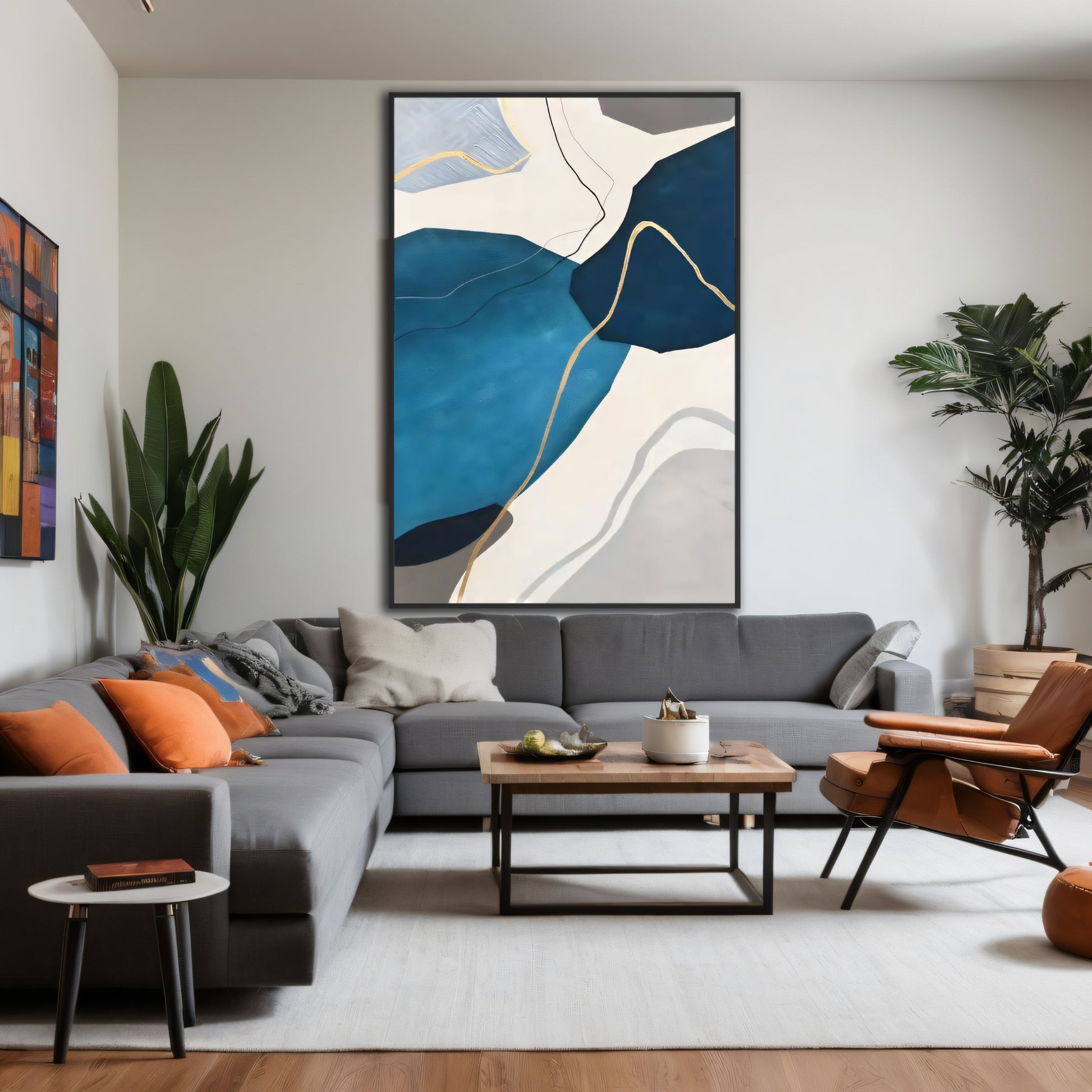 Azure Reflections Painting The Urban Narrative