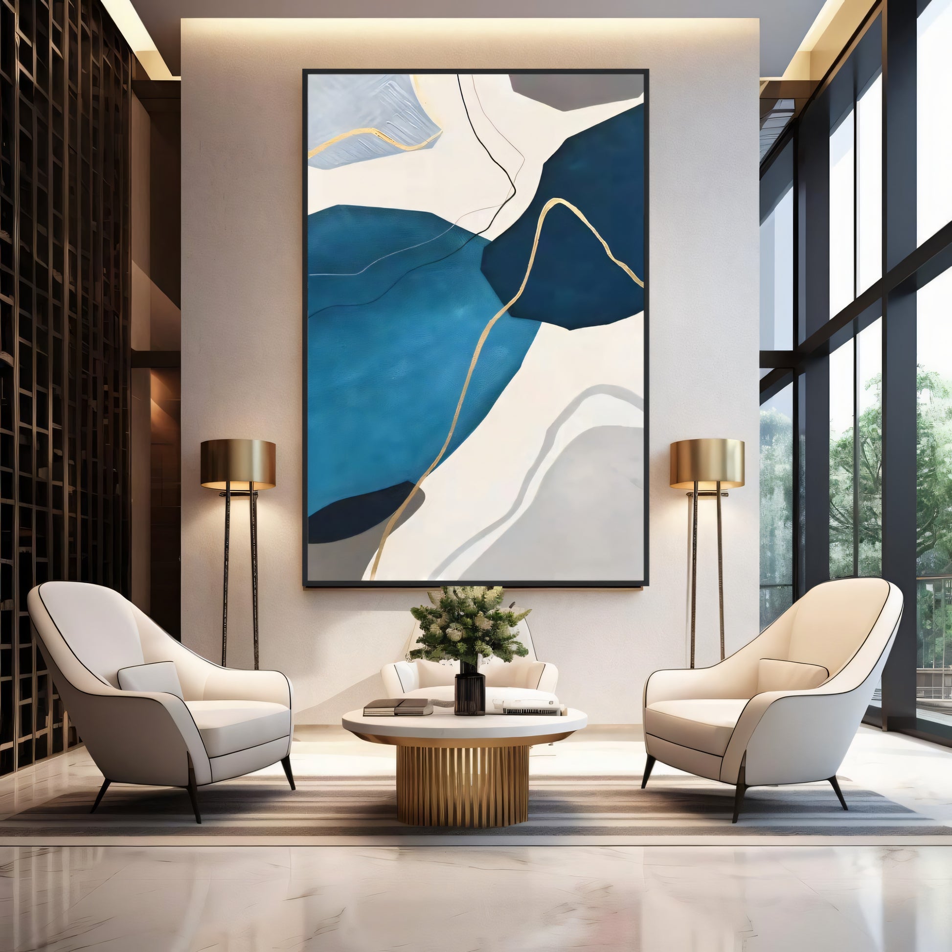 Azure Reflections The Urban Narrative