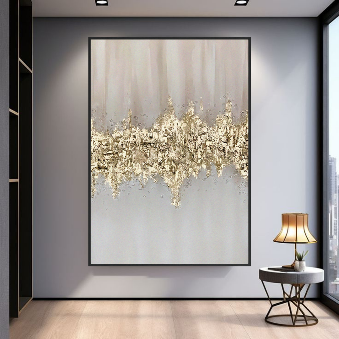 Charisma Luxury Golden Foil Piece The Urban Narrative