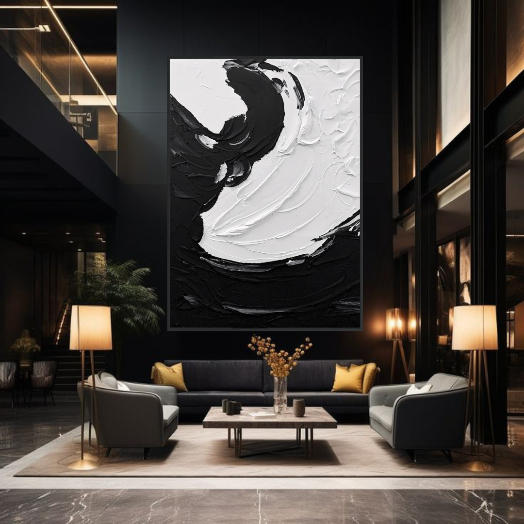 Dance of Dark and Light Painting The Urban Narrative