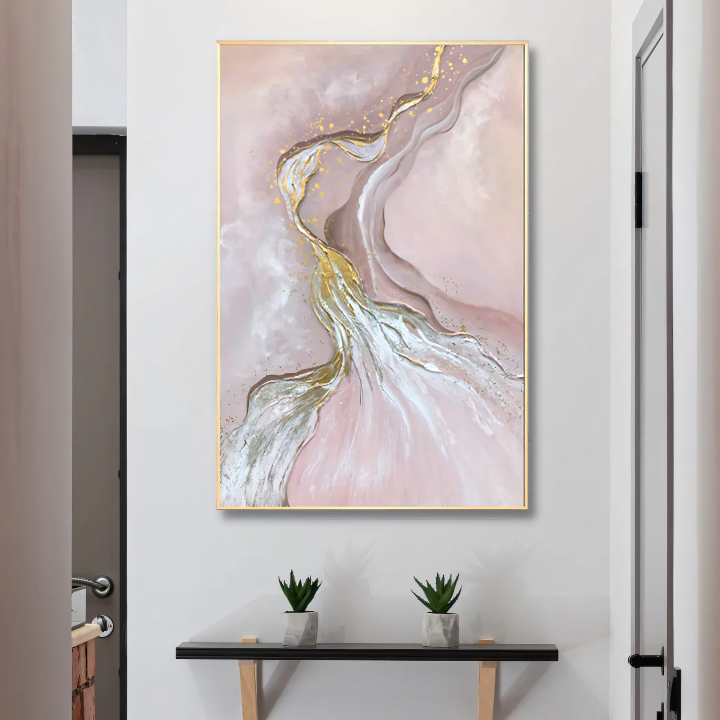 Dreamer Enchanted Pink and Golden Statement Piece The Urban Narrative