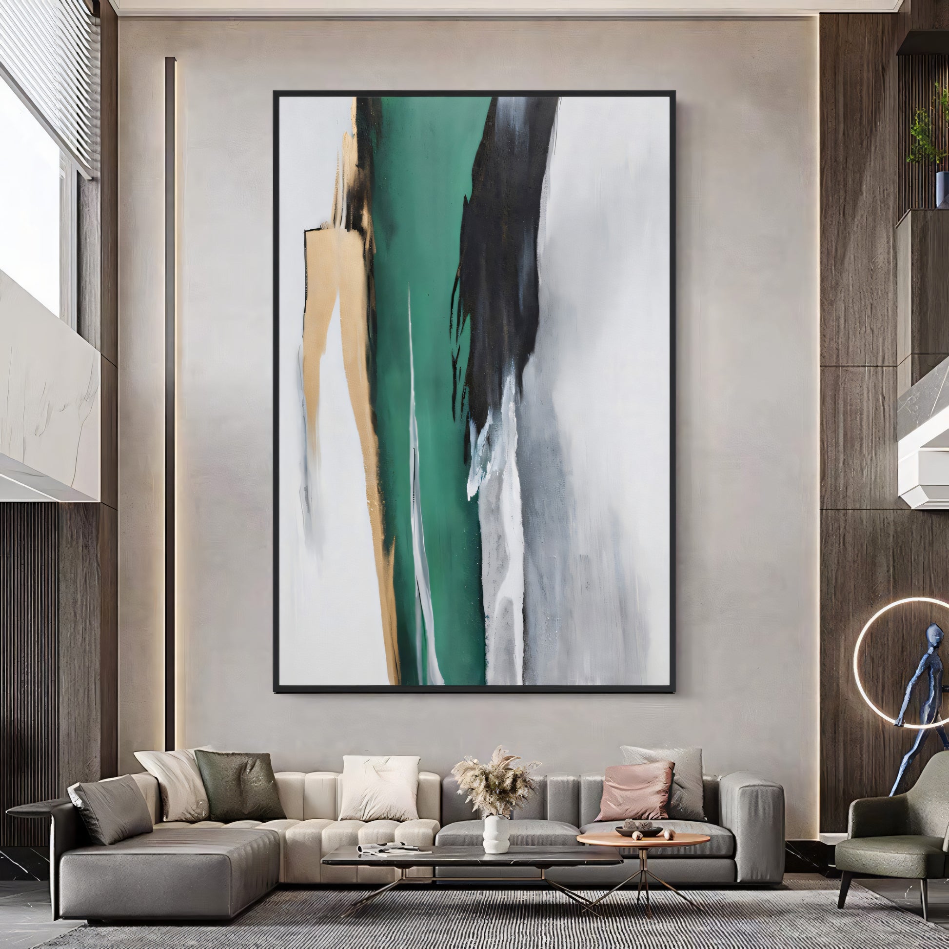 Emerald Passage Painting The Urban Narrative