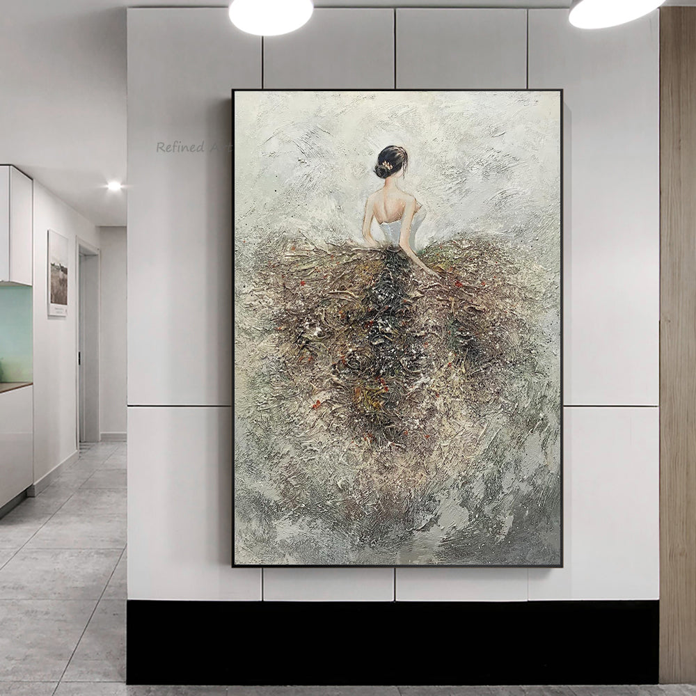 Ethereal Grace Oil Painting - The Urban Narrative