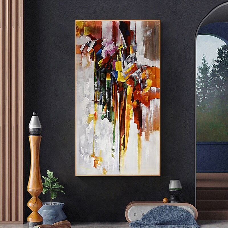 Colorful-portrait-oil-painting-abstract-art