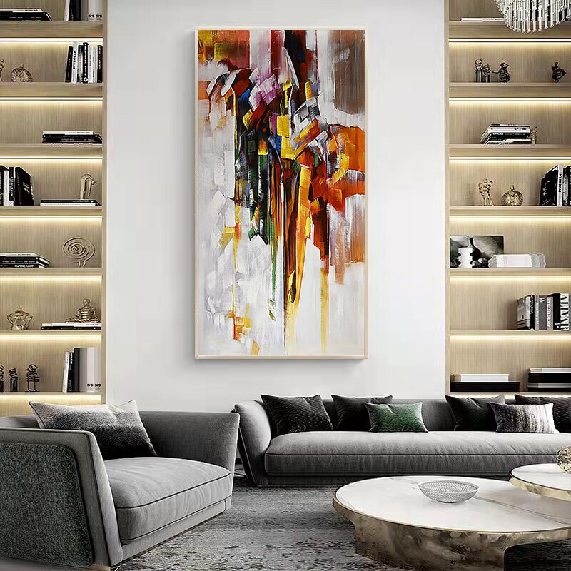 Colorful-modern-portrait-oil-painting-abstract-art