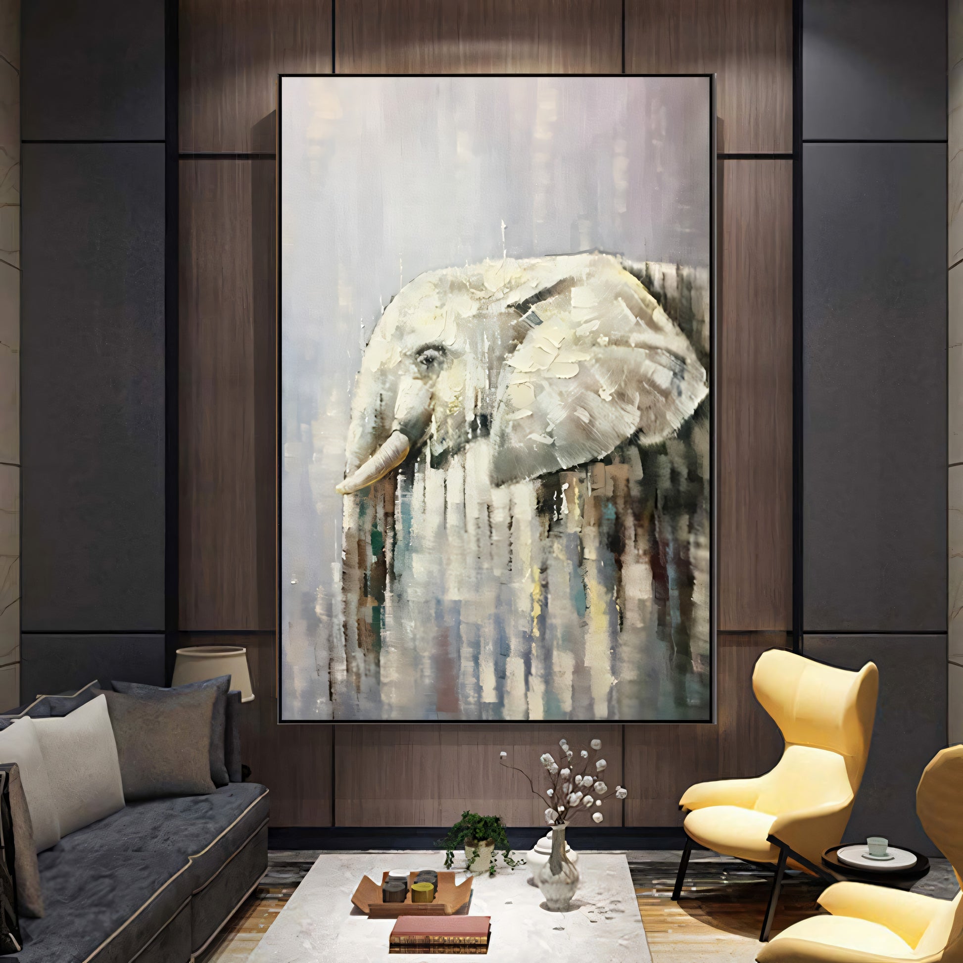 Honoring an Elephants Painting The Urban Narrative