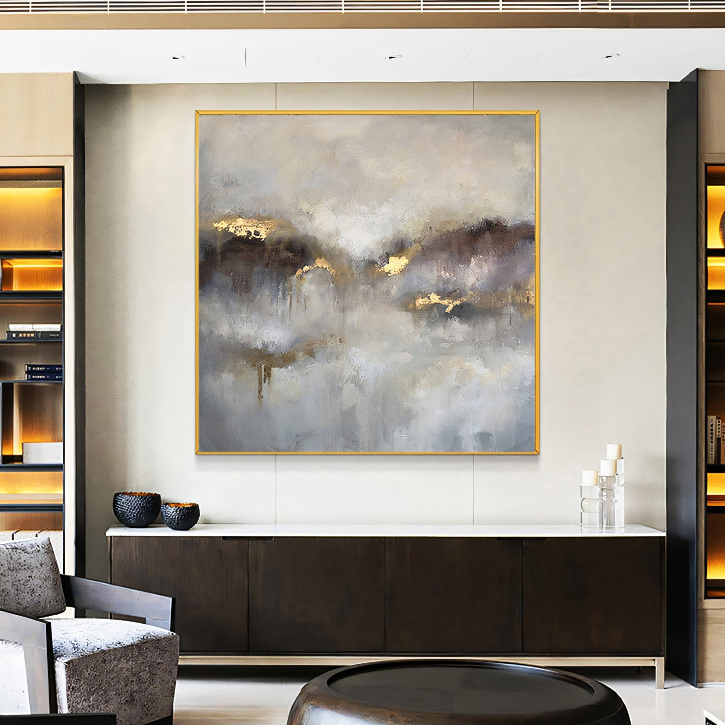 Light Through the Clouds painting The Urban Narrative