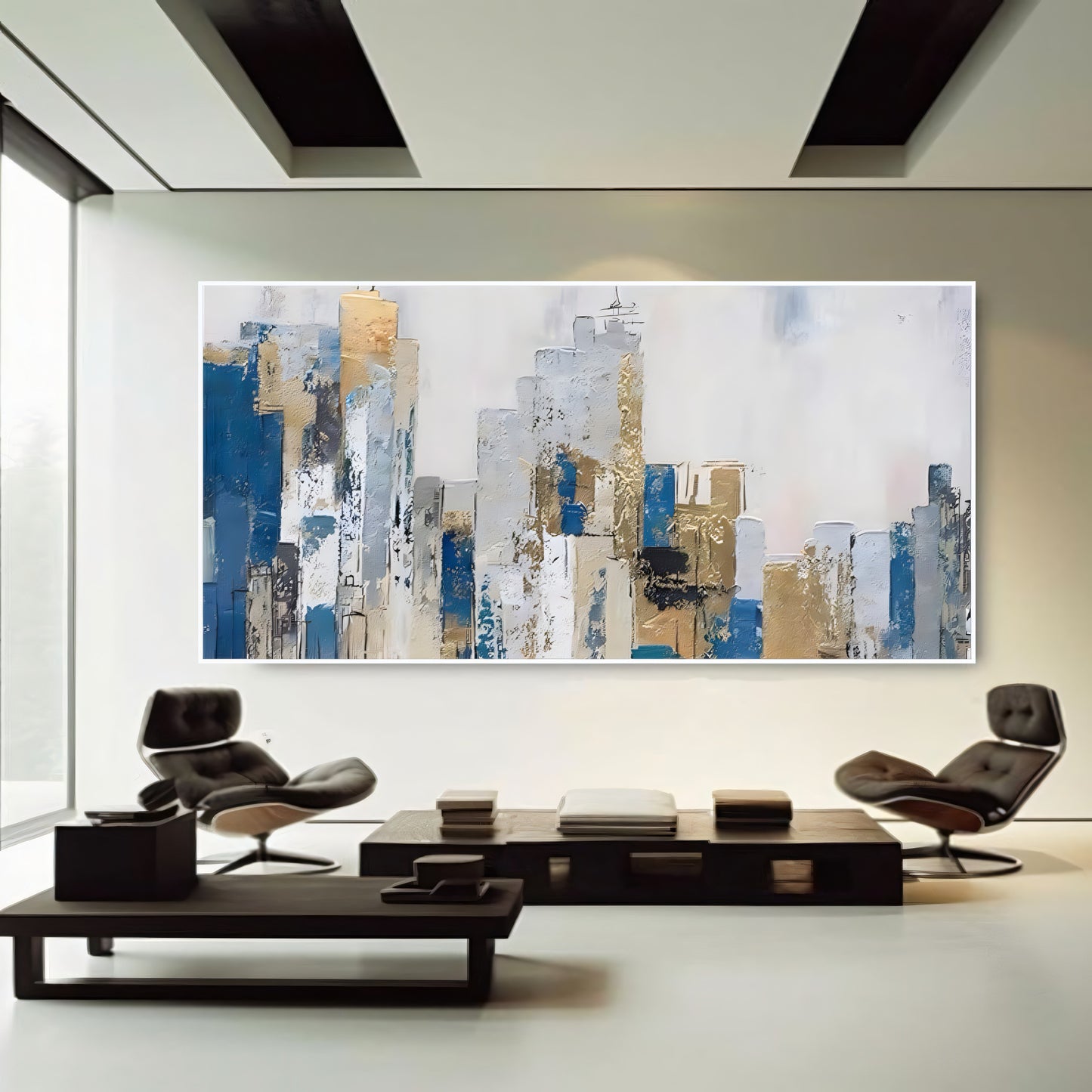 Modern Urban Mosaic Painting The Urban Narrative