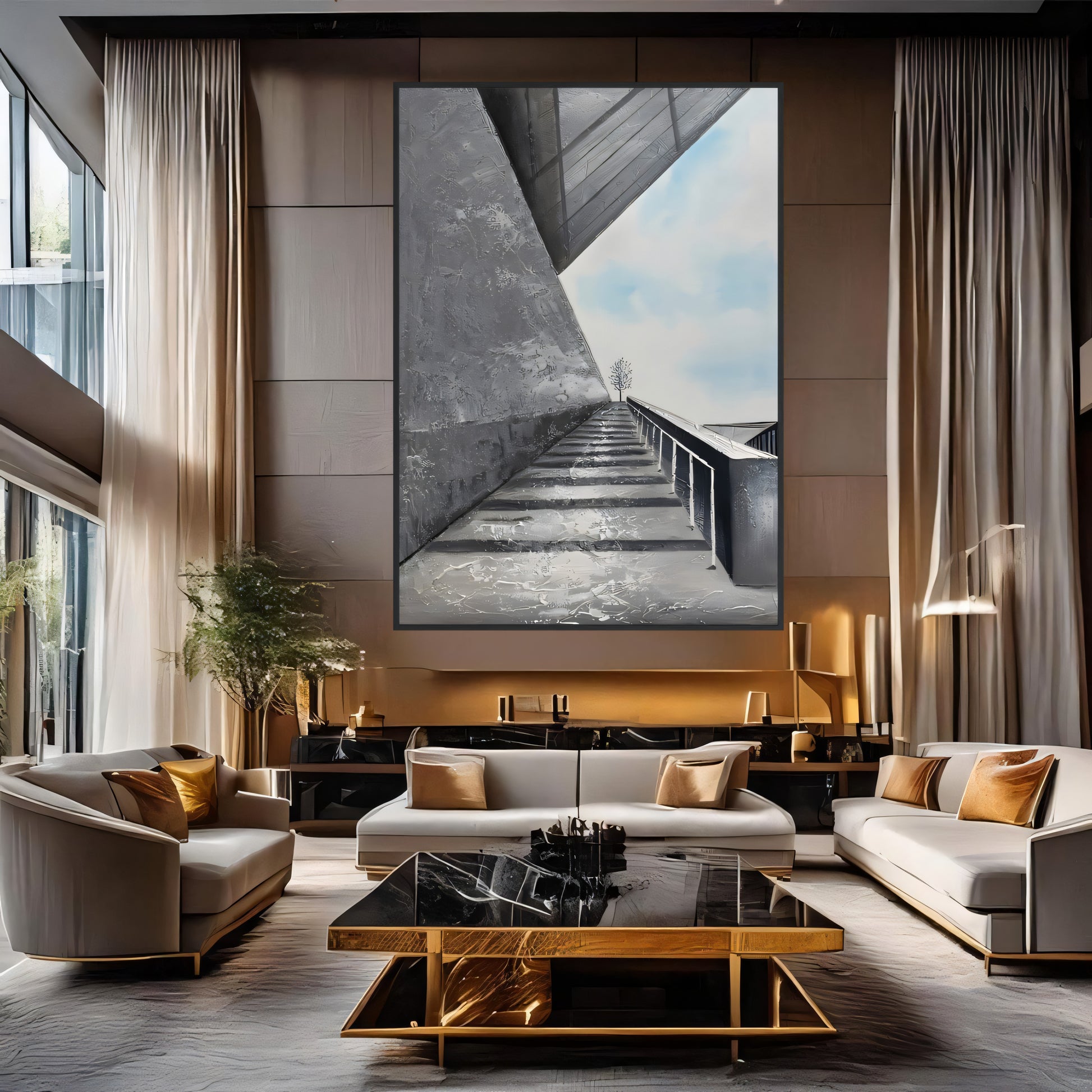 Oil Painting The Urban Narrative