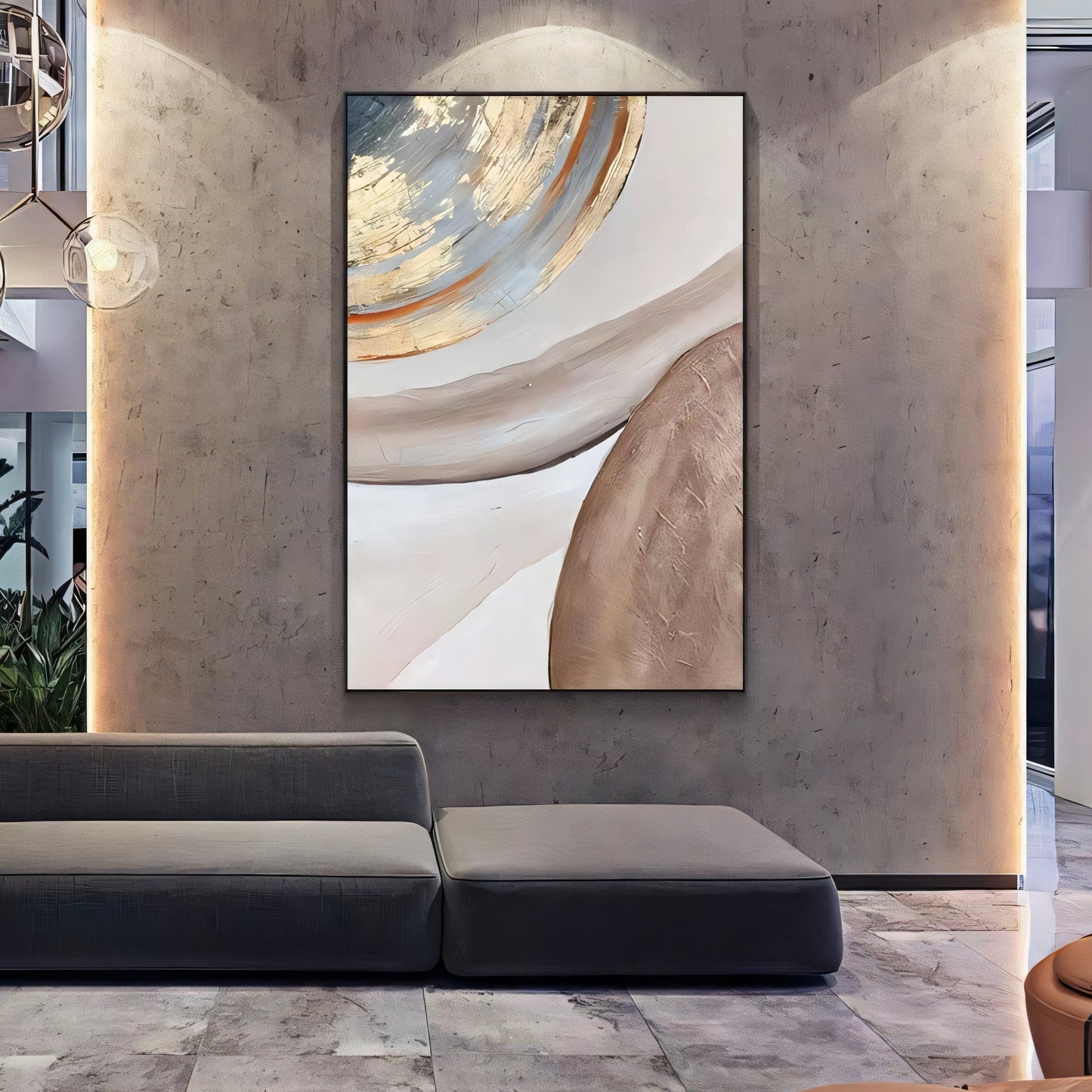 Planets of Golden and Bronzen Sand Painting The Urban Narrative