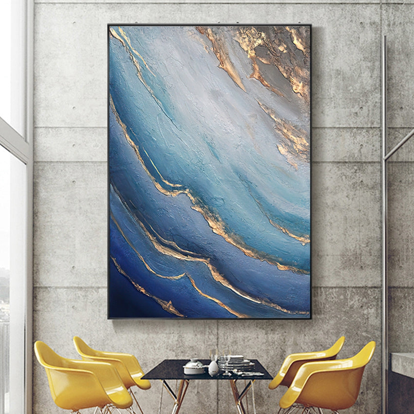 Ripple Waves of Serenity Oil Painting The Urban Narrative