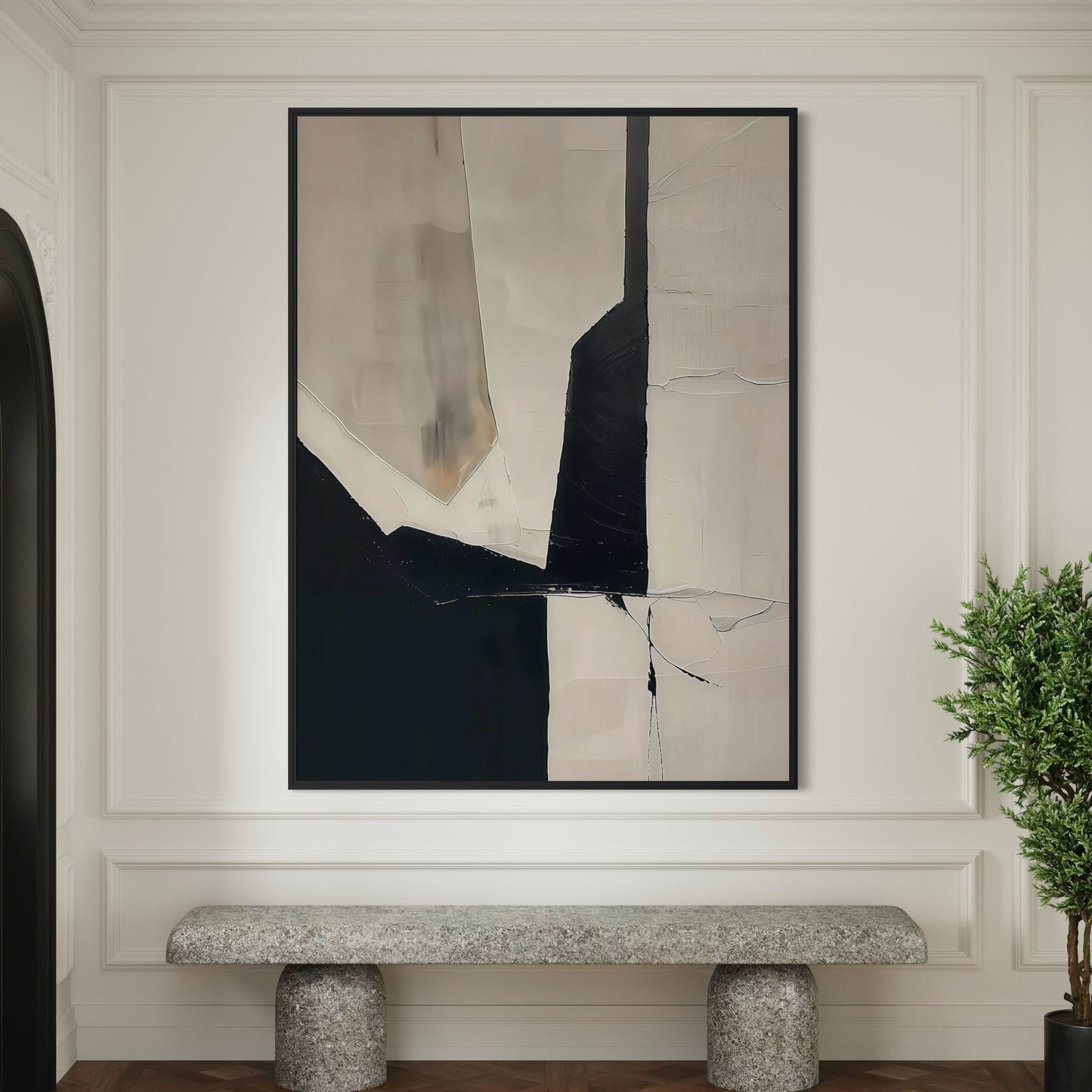 Blanc Canva : Peinture promotionnelle Black Friday en édition limitée