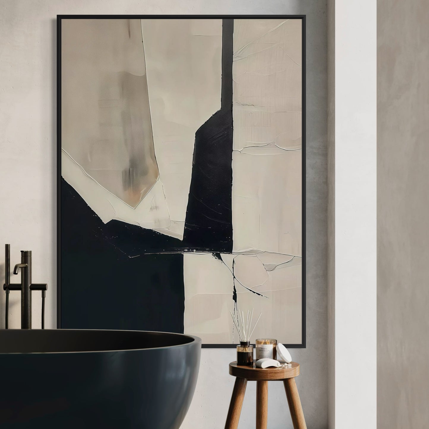 Blanc Canva : Peinture promotionnelle Black Friday en édition limitée