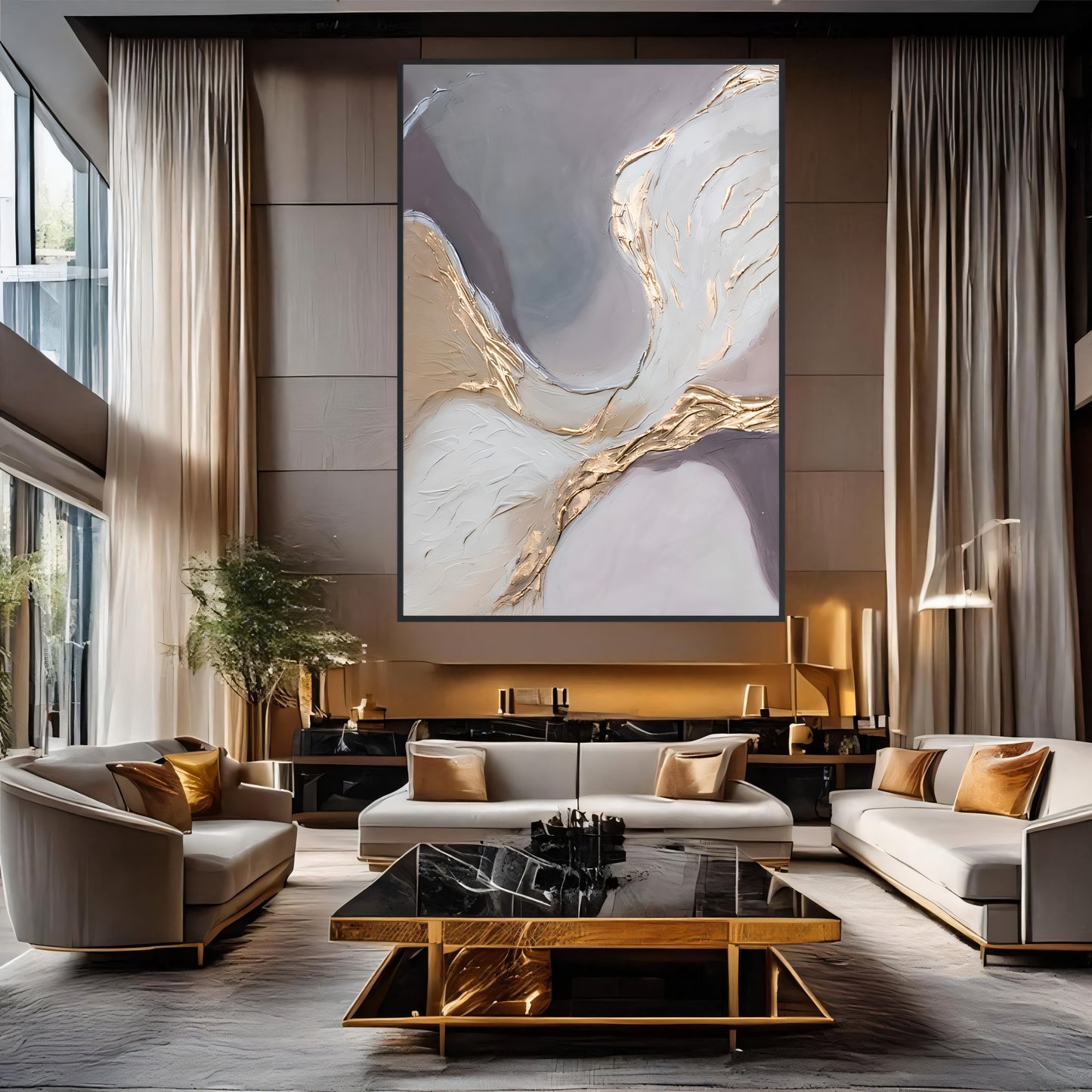 Streamlined Grace A Flow Textured Canvas The Urban Narrative