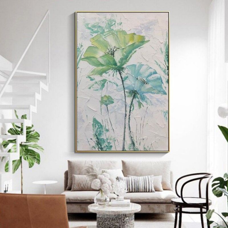 Verdant Serenity Oil Painting - The Urban Narrative