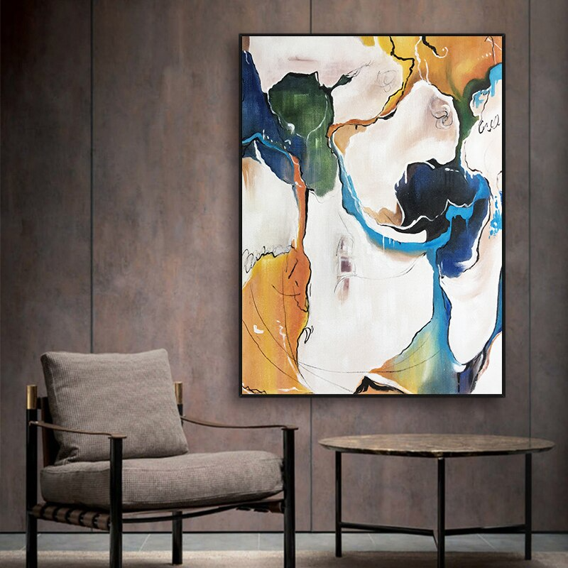 Molecular Waltz: Colorful Choreography in Oils