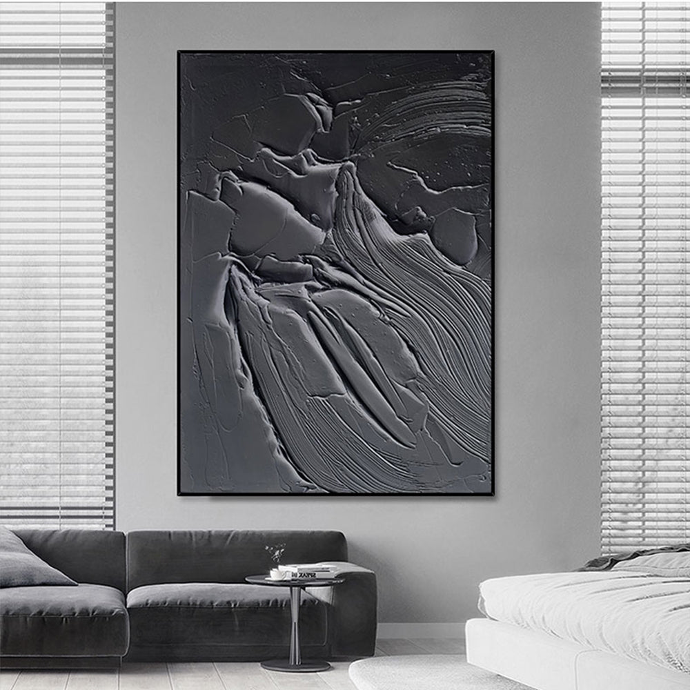 shadow-noir-ashen-grey-black-textured-abstract-modern-painting-new-york-collection-theurbannarrative