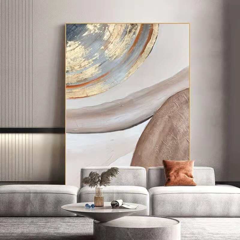 Dune Abstract modern art sands celestial contemporary oil painting