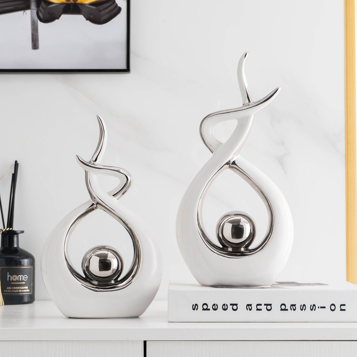 Ebb and Flow Ceramic Sculpture