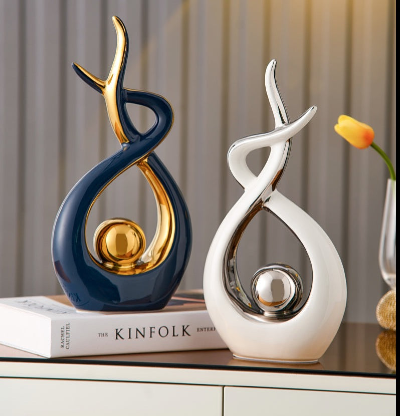 Ebb and Flow Ceramic Sculpture