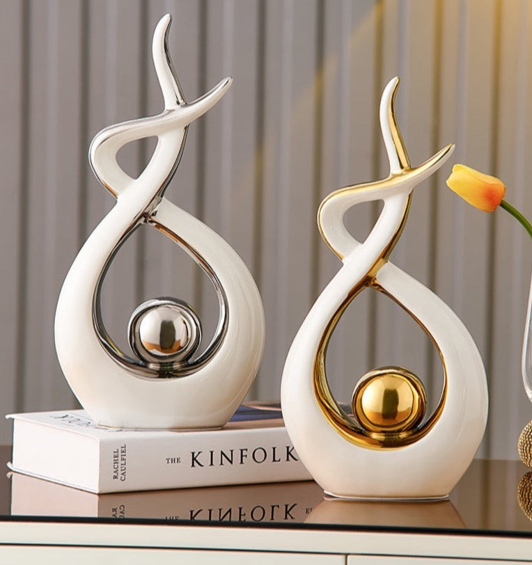 Ebb and Flow Ceramic Sculpture