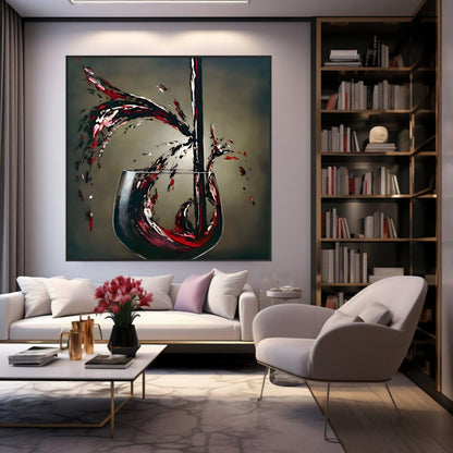Crimson Swirl: A Vivid Toast | The Urban Narrative
