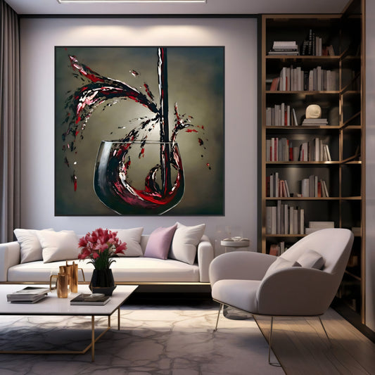 Crimson Swirl: A Vivid Toast | The Urban Narrative