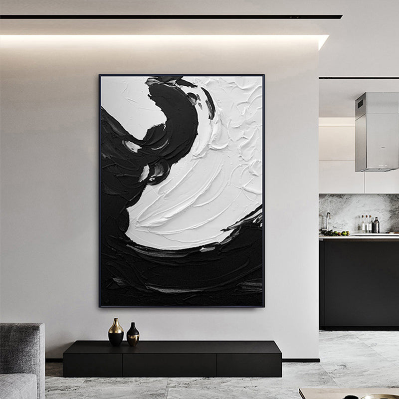 Dance of Dark and Light Oil Painting The Urban Narrative