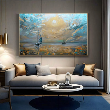 Lunar Sails Painting The Urban Narrative