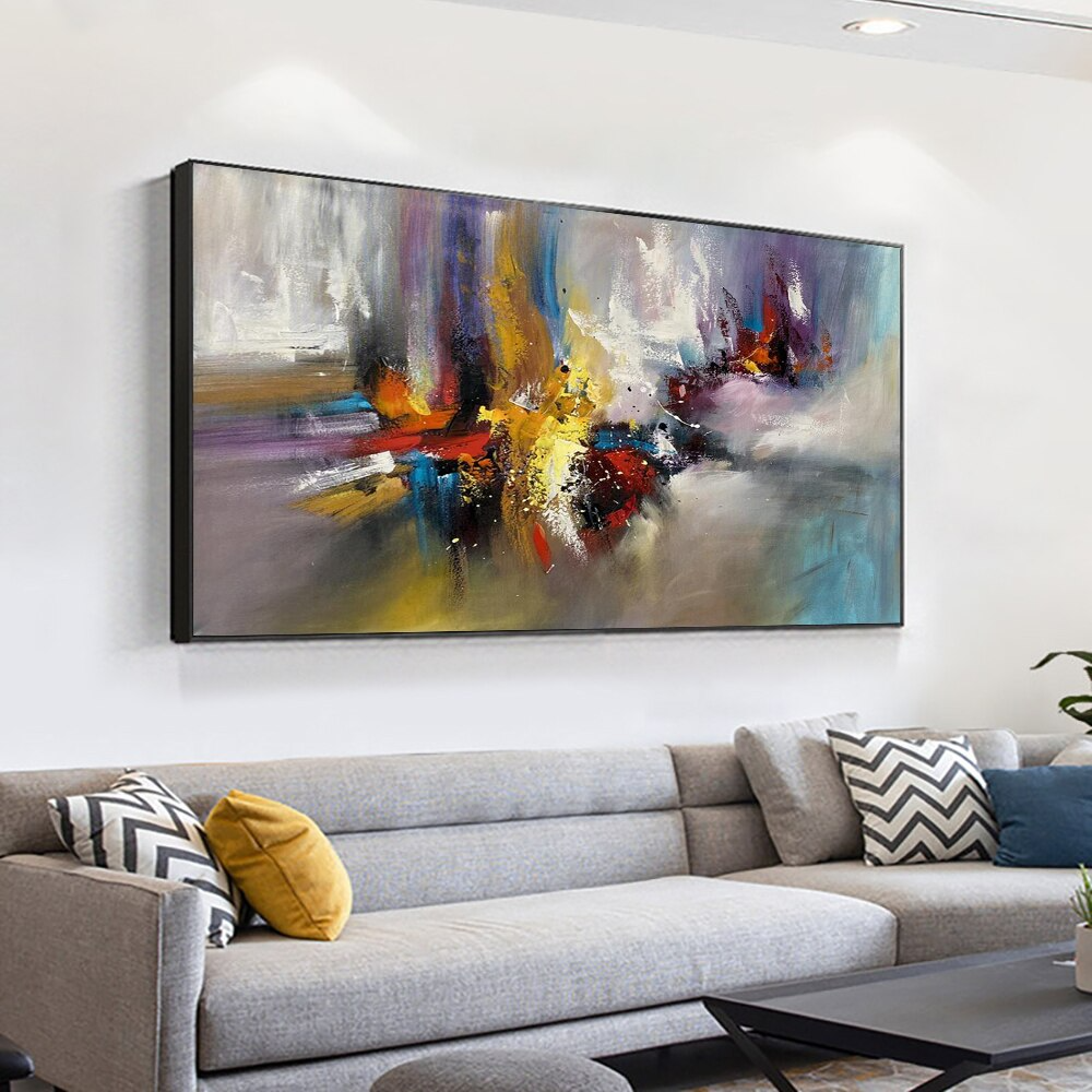 Awakening-cosmos-big-bang-splash-colorful-painting-abstract-art-lanscape-theurbannarrative-color-black-frame