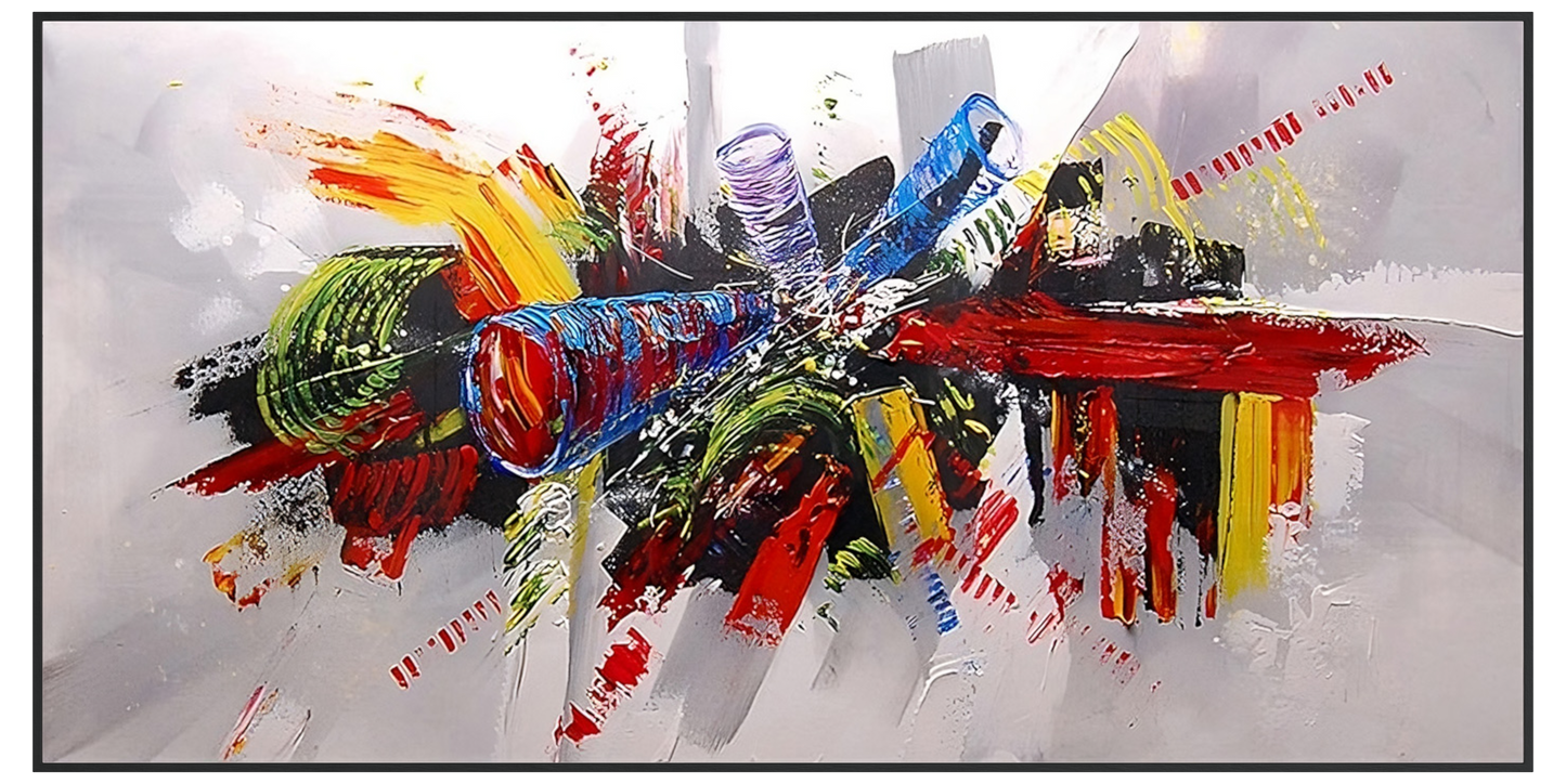 Sound Garden Oil Painting The Urban Narrative