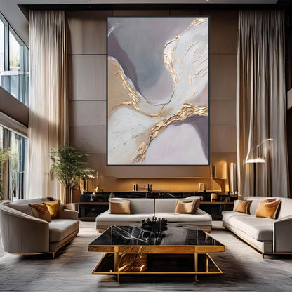 Streamlined Grace A Flow Textured Canvas The Urban Narrative