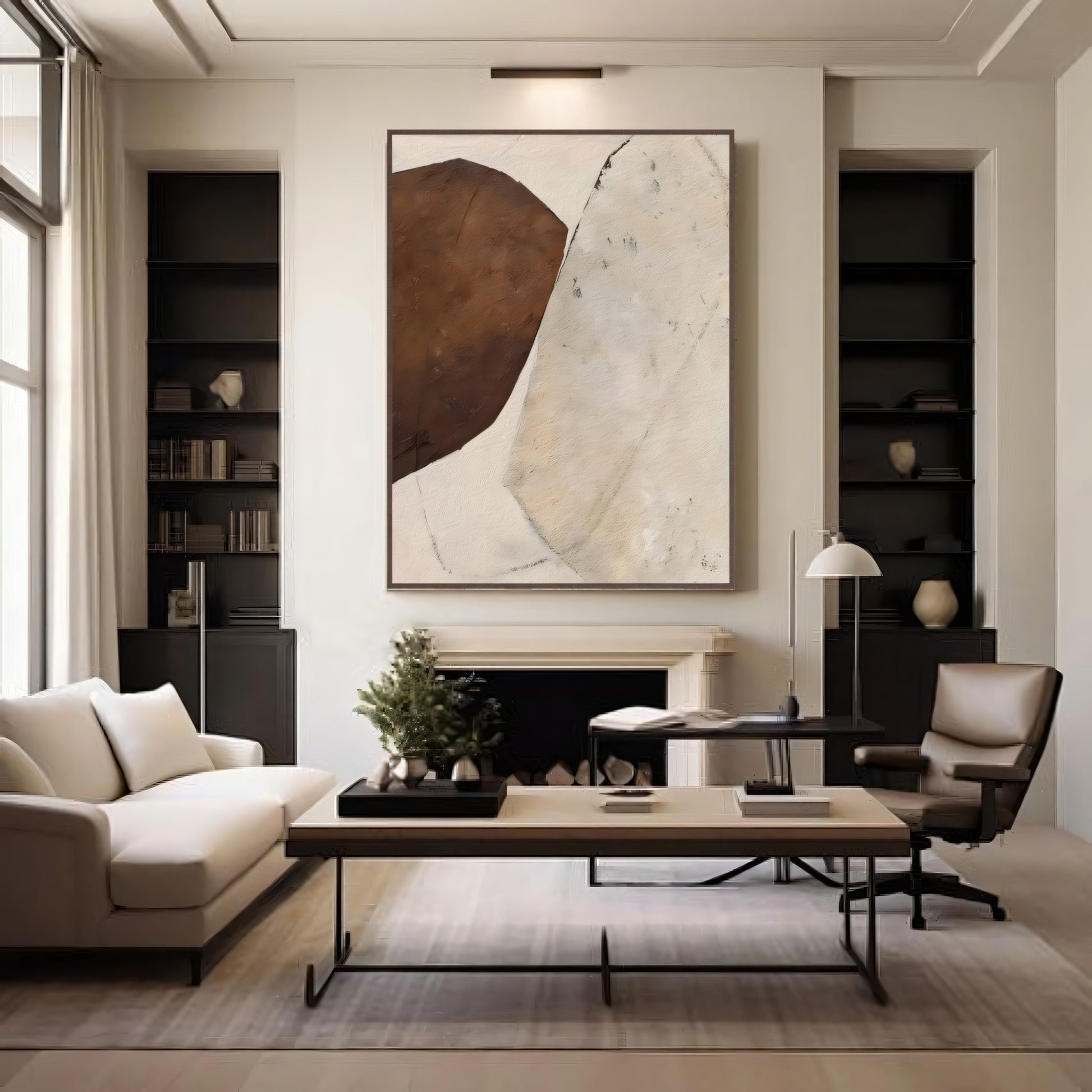 Terraforms Abstract Oil Painting - The Urban Narrative
