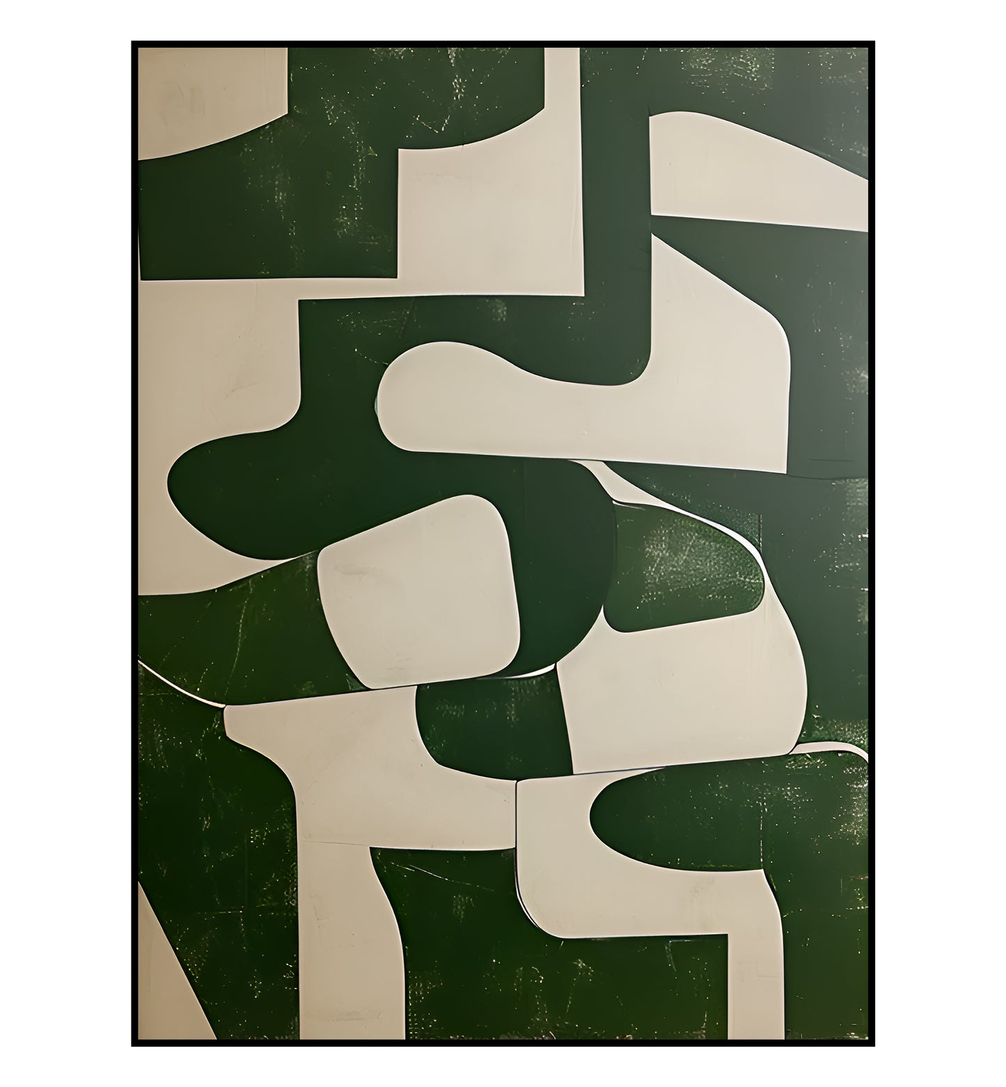 De la collection Ashes Trio : trois œuvres d'art moderne en noir, blanc et or