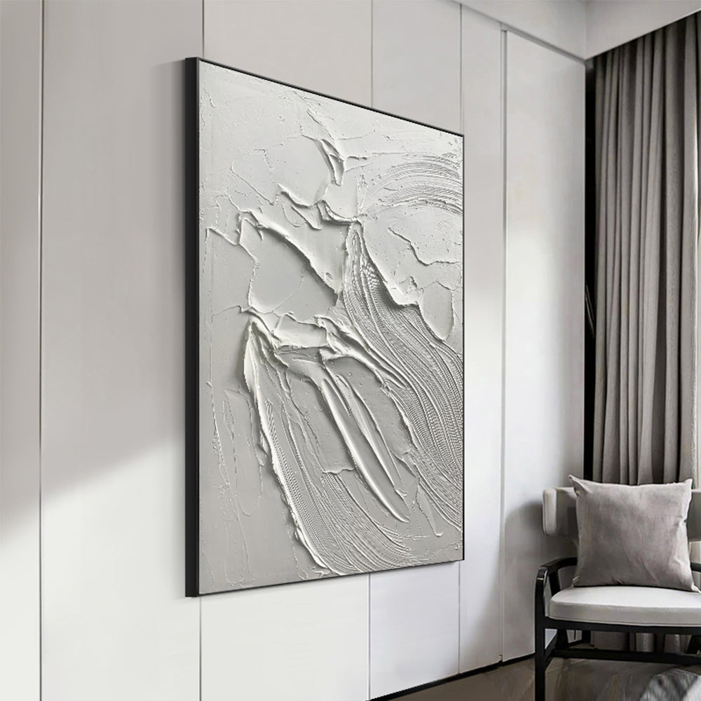white-ashen-textured-abstract-modern-painting-new-york-collection-theurbannarrative-side