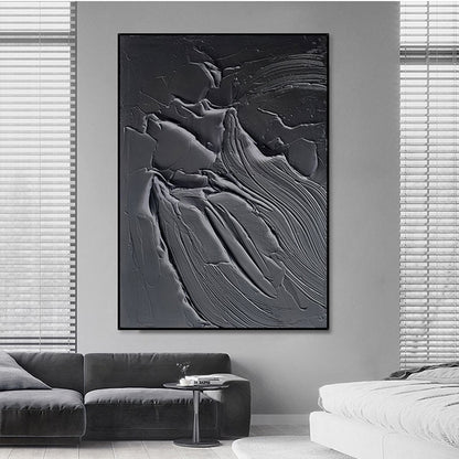 shadow-noir-ashen-grey-black-textured-abstract-modern-painting-new-york-collection-theurbannarrative
