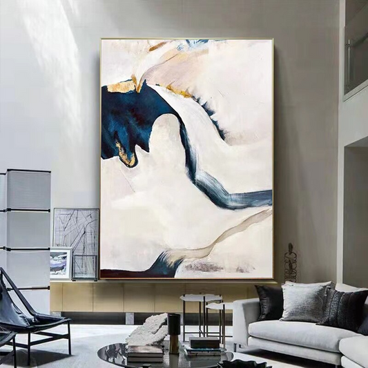 Oasis-nature-blue-white-sand-modern-abstract-art-canvas-oil-painting